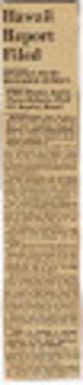 Hawaii report filed