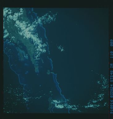 S48-110-009 - STS-048 - Color Infrared Earth observations taken during the STS-48 mission