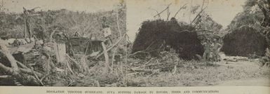 Desolation through hurricane: Suva suffers damage to houses, trees and communications