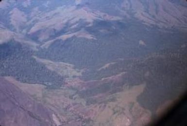 [Aerial view from Goroka to Wonenara, Papua New Guinea]