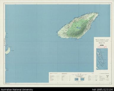 Vanuatu, Aoba, Sheet 6, 1967, 1:100 000