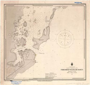 [German nautical charts of German New Guinea, Micronesia, Samoa and Kiautschou]: S-Stiller Ozean. Kaiser Wilhelms Land. Friedrich Wilhelms Hafen. (Sheet 133)