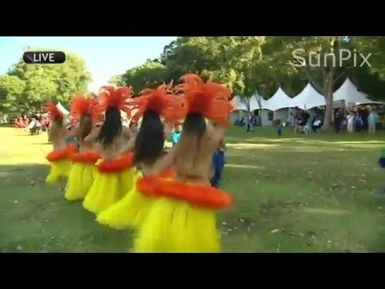 Island Roots Dance Troup at Pasifika 2016