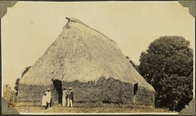 Chief Josese Nabuta's house at Ba, Fiji, 1928