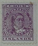 Stamp: Cook Islands One and a Half Pence