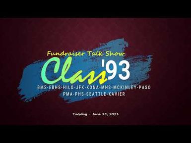 CO'93 Fundraiser Talk Show ( June 15, 2021)