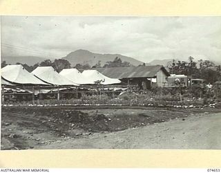 LAE, NEW GUINEA. 1944-07-14. A SECTION OF THE GARDENS AND WARDS OF THE 2/7TH AUSTRALIAN GENERAL HOSPITAL