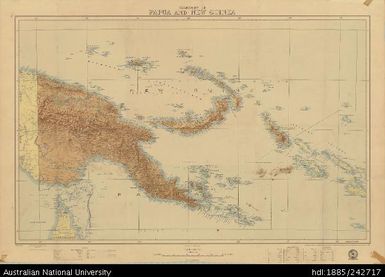 Papua New Guinea, Territory of Papua and New Guinea, NMP-58-153.1, 1964, 1:2 534 400