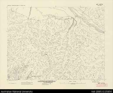 Papua New Guinea, Mt Otto, Provisional map, Sheet NMP-58-026, 1957, 1:63 360