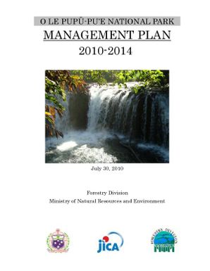 O Le Pupu-Pu'e National Park: Management Plan 2010-2014