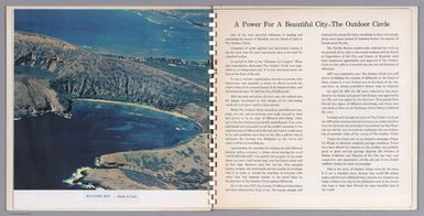 (View) Hanauma Bay. (Text Page) The Power for a Beautiful City...