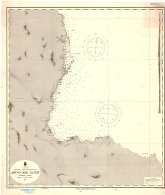 [German nautical charts of German New Guinea, Micronesia, Samoa and Kiautschou]: S-Stiller Ozean. Neu Guinea. Kaiser Wilhelms Land. Astrolabe Bucht. (Sheet 558)