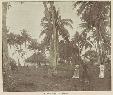 Native village, Tahiti