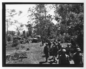 [Servicemen Walking Along Dirt Path on Guadalcanal, No. 2]