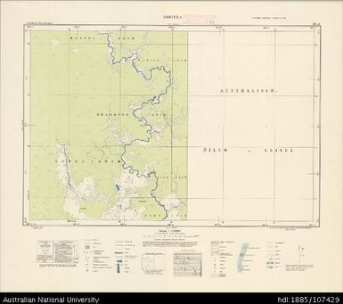 Indonesia, Western New Guinea, Joritra, Series: Nederlands-Nieuw-Guinea, Sheet 28-Z, 1955, 1:100 000