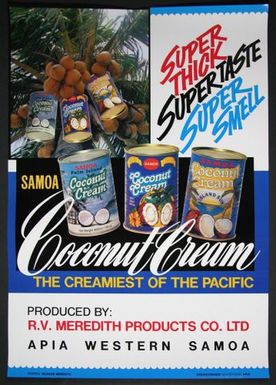 Churchward Poster for Coconut Cream