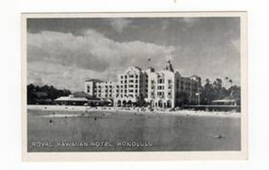 Royal Hawaiian Hotel, Honolulu