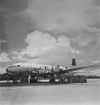 TEAL DC6 at Papeete