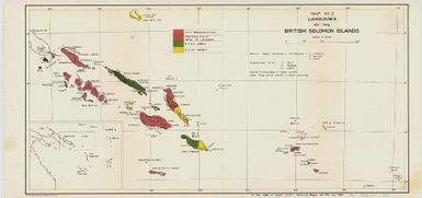 Languages of the British Solomon Islands (Map no.2)