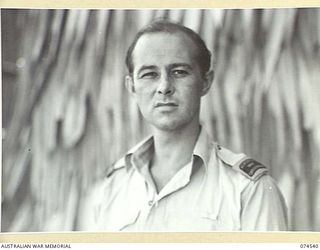 PORT MORESBY, PAPUA. 1944-07-14. B2/412 MR. M.A.M. EISDELL, ACCREDITED WAR CORRESPONDENT