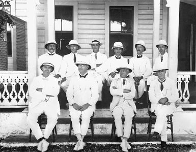 Members of the first Legislative Council in Samoa