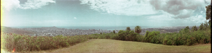 View of Honolulu from Kahala, Hawaii: panoramic photograph