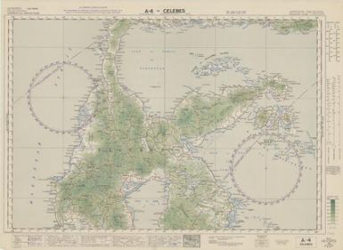 Australian aeronautical map: Celebes (Sheet A4)