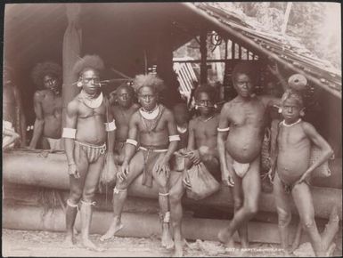 Men of Ahia, Ulawa, Solomon Islands, 1906 / J.W. Beattie