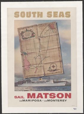 South seas sail Matson : S S Mariposa, S S Monterey