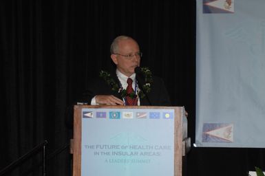 [Assignment: 48-DPA-09-29-08_SOI_K_Isl_Conf_AM] Insular Areas Health Summit [("The Future of Health Care in the Insular Areas: A Leaders Summit") at the Marriott Hotel in] Honolulu, Hawaii, where Interior Secretary Dirk Kempthorne [joined senior federal health officials and leaders of the U.S. territories and freely associated states to discuss strategies and initiatives for advancing health care in those communinties [48-DPA-09-29-08_SOI_K_Isl_Conf_AM_IOD_4732.JPG]