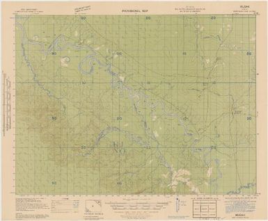 Provisional map, northeast New Guinea: Musak (Sheet Musak)