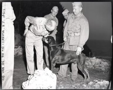 Photograph of Ernie Pyle in Guam