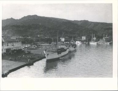 Papeete, Tahiti, from R.M.S. Rangitoto