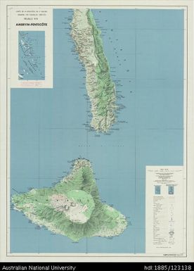 Vanuatu, Ambrym and Pentecost Islands, Ambrym-Pentecote, Sheet 8, 1967, 1:100 000