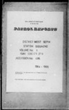 Patrol Reports. West Sepik District, Sissiano, 1964 - 1965