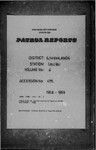 Patrol Reports. Southern Highlands District, Ialibu, 1958 - 1959