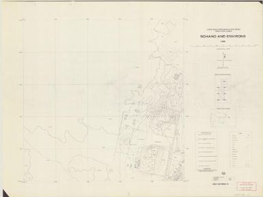 Sohano and environs large scale topographic map series Papua New Guinea (Sheet PV3501-IV)