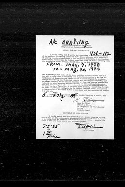 Volume 112, May 9-30, 1948