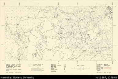 Papua New Guinea, Lower Ramu Area, Bogia, Provisional map, Sheet NMP-58-029, 1958, 1:63 360