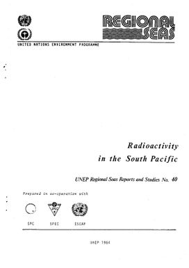 Radioactivity in the South Pacific