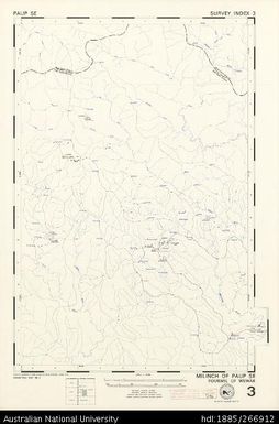Papua New Guinea, Paup SE, Survey Index 3, 1:50 000, 1974