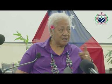Pālemia Hon. Fiame Naomi Matā'afa ma le vasega 'o Tusitala (31 March 2025)