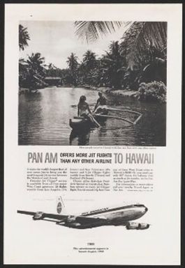 PAN AM OFFERS MORE JET FLIGHTS THAN ANY OTHER AIRLINE TO HAWAII