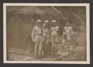 [Group of Servicemen in Front of Tents]