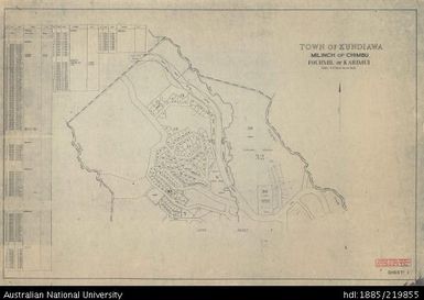 Papua New Guinea, Town of Kundiawa, Sheet 1, 1:3 168