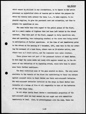 Kimmel, Husband E., Reports: Navy Court of Inquiry, Pearl Harbor Report, August 29, 1945