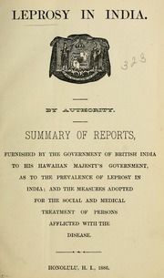 Leprosy in India