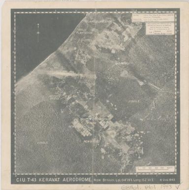 Keravat Aerodrome, New Britain, C.I.U., T-43 (air photo)