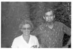 Rev. Ken and Anne Calvert at their home Mele, former Presbyterian missionaries, Tanna