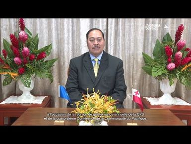 Ko e Pōpōaki mei he Tama Pilinisi Kalauní, Pilinisi Tupoutoʻa ‘Ulukalala (French subtitles)